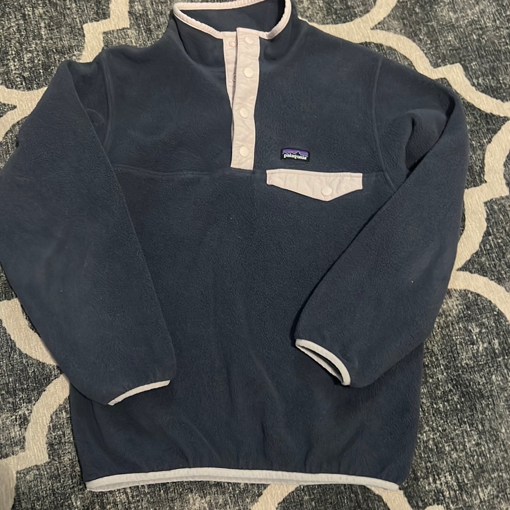 Patagonia Synchilla Kids Girl Large 12 pullover #0033